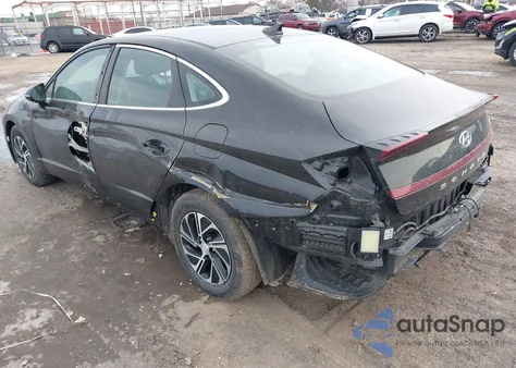 2021 Hyundai Sonata Blue from USA, damaged, VIN KMHL24JJ0MA029354